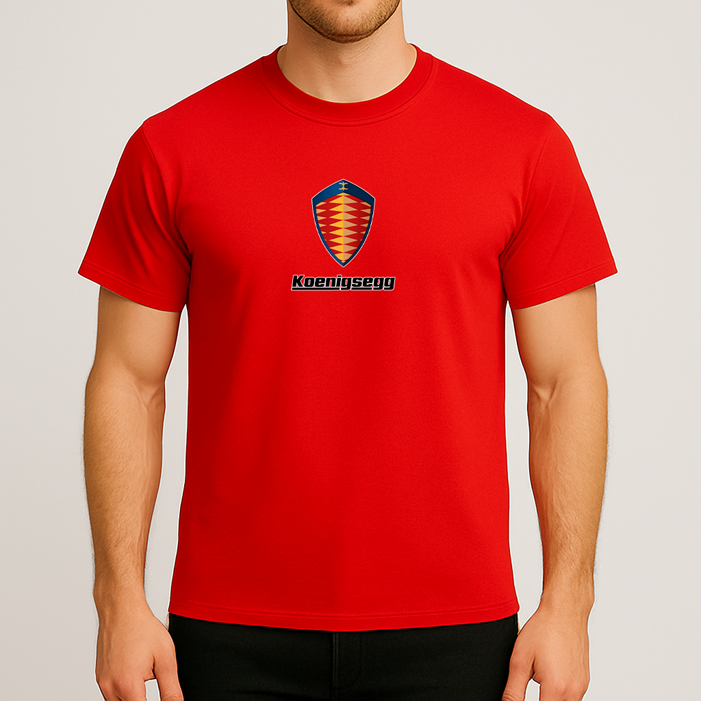 Men’s Koenigsegg Car Cotton T-Shirt